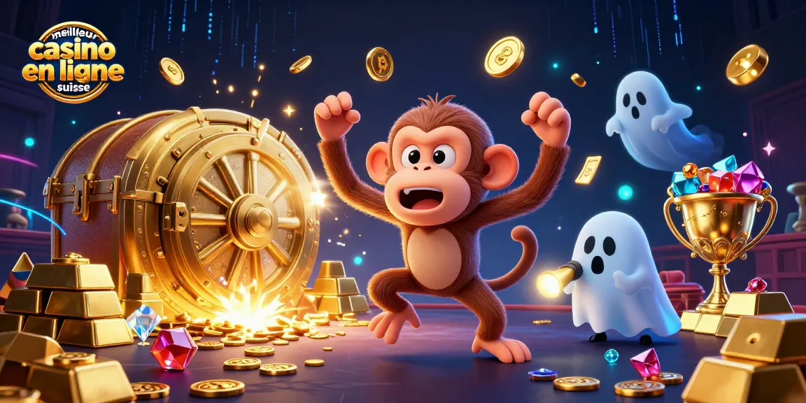 Profitez de l'univers du meilleur casino en ligne suisse avec une illustration 3D captivante.